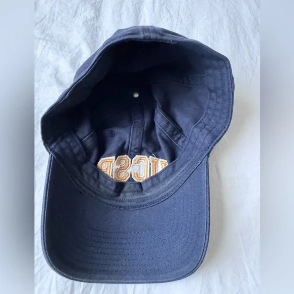 Legacy UCSB Embroidered Navy and Gold Baseball Cap - Picture 2 of 3